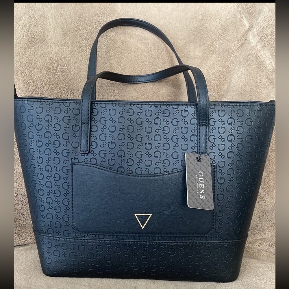 Guess black tote bag